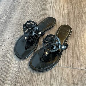Tory Burch Black Miller Sandals